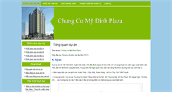 Desktop Screenshot of mydinh-plaza.com